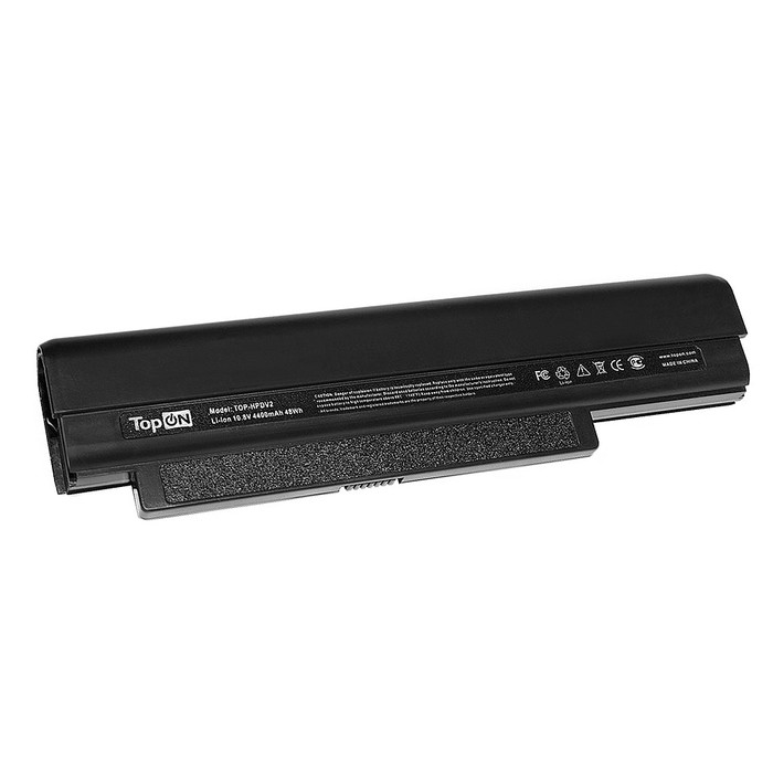 Аккумуляторная батарея TopON для HP Pavilion dv2, dv2-1000, dv2-1100 Series. 10.8V 4400mAh 48Wh. (TOP-HPDV2)