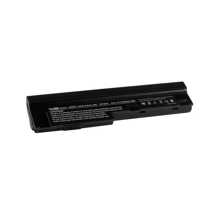 

Аккумуляторная батарея TopON для IBM Lenovo IdeaPad S10-3/S100/S110/S205/U160/U165 11.1V 4400mAh (TOP-S10-3), Черный, TOP-S10-3