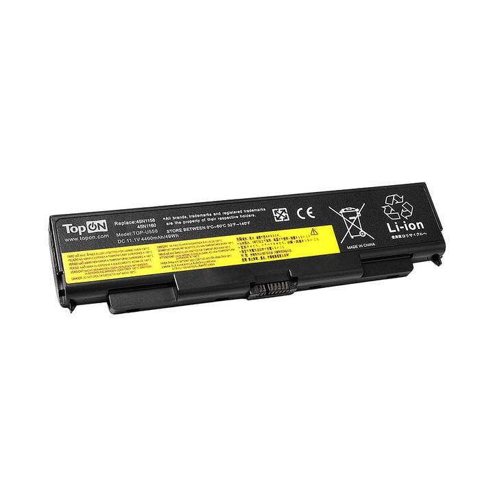 

Аккумуляторная батарея TopON для Lenovo IdeaPad U550 Series. 11.1V 4400mAh 49Wh. (TOP-U550)