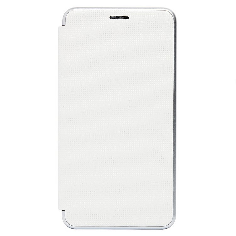 Чехол-книжка Brera Like Me откр.вбок для смартфона Apple iPhone 6 Plus/6S Plus, искусственная кожа, белый/серебристый (85078)
