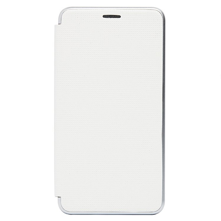 

Чехол-книжка Brera Like Me откр.вбок для смартфона Apple iPhone 6 Plus/6S Plus, искусственная кожа, белый/серебристый (85078)