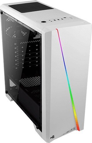 Корпус AeroCool Cylon, Midi-Tower, без БП, белый