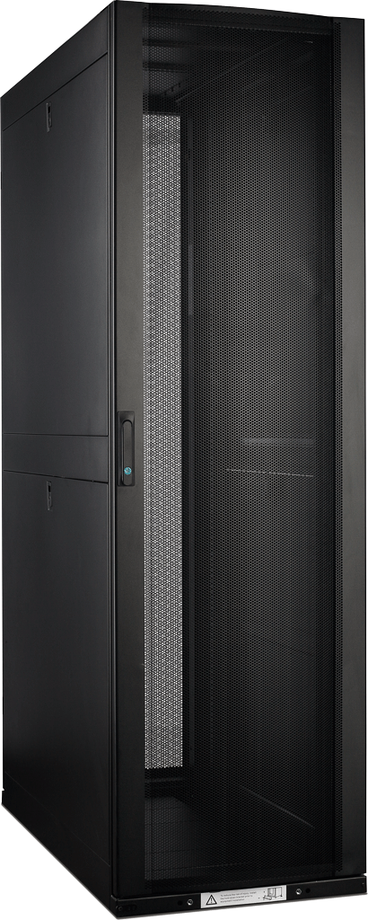 Шкаф телекоммуникационный напольный 48U 800x1070 мм, перфорация, черный, разборный, Lanmaster DCS LAN-DC-CBP-48Ux8x10