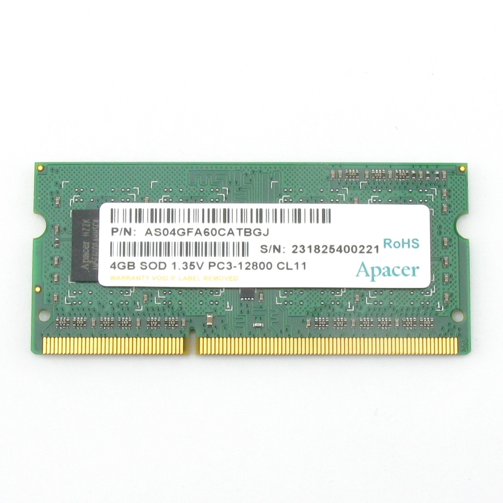

Память DDR3L SODIMM 4Gb, 1600MHz, CL11, 1.35 В, Apacer (AS04GFA60CATBGJ/DV.04G2K.KAM), AS04GFA60CATBGJ/DV.04G2K.KAM