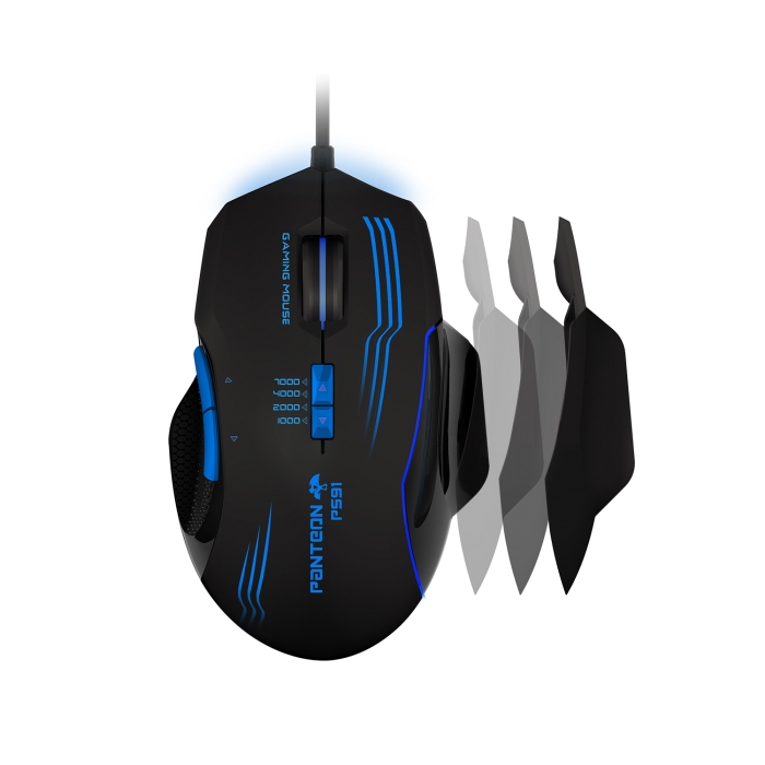 Мышь Jet.A Panteon PS91, USB, черный
