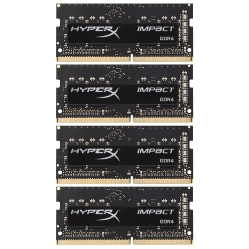 Комплект памяти DDR4 SODIMM 64Gb (4x16Gb), 2400MHz HyperX (HX424S15IBK4/64)