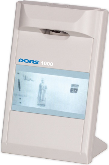 Детектор банкнот просмотровый Dors Dors 1000M3, мультивалюта, ИК, серый (FRZ-022089)