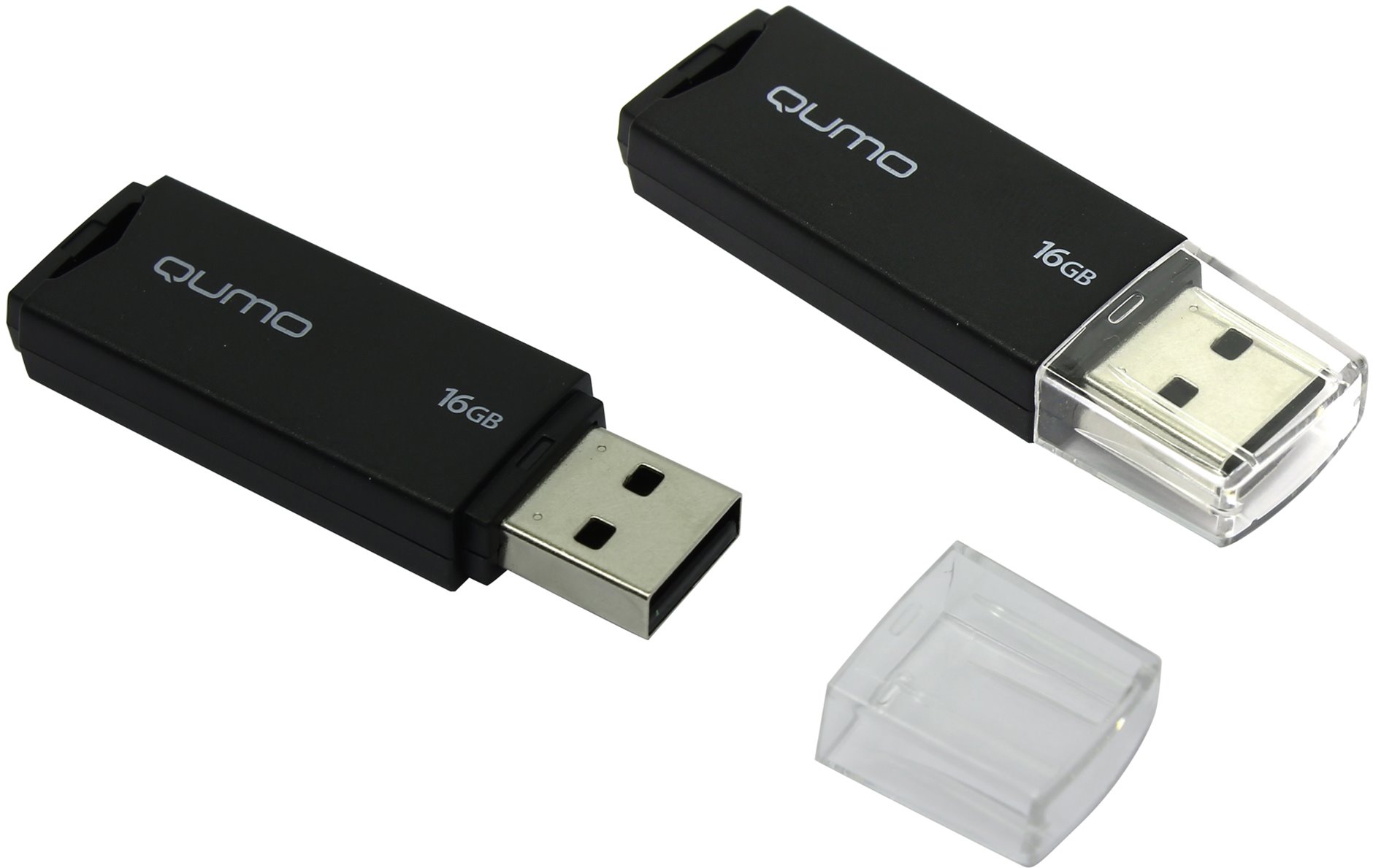 

Флешка 16Gb USB 2.0 QUMO Tropic Tropic, черный (QM16GUD-TRP-Black), Tropic