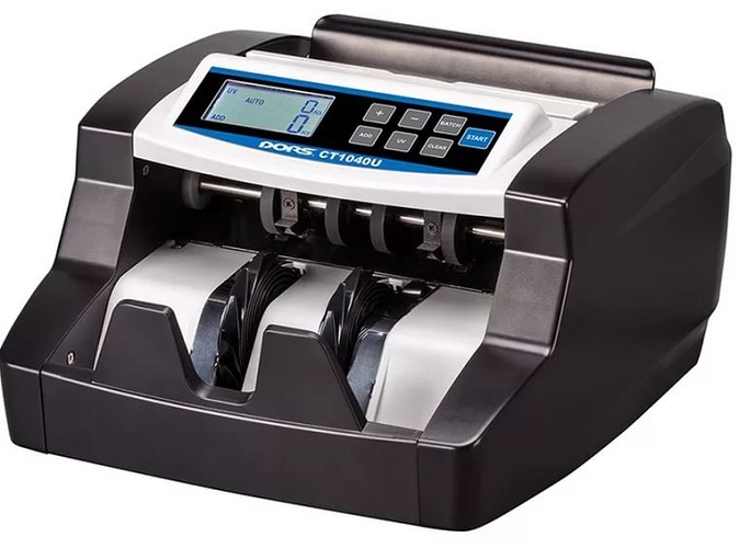 Счетчик банкнот Dors CT1040U, мультивалюта, 1000 б/м