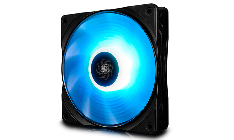 

Вентилятор Deepcool RF 120, 120 мм, 1500rpm, 27 дБ, 4-pin PWM, 1шт, RGB подсветка, RF 120