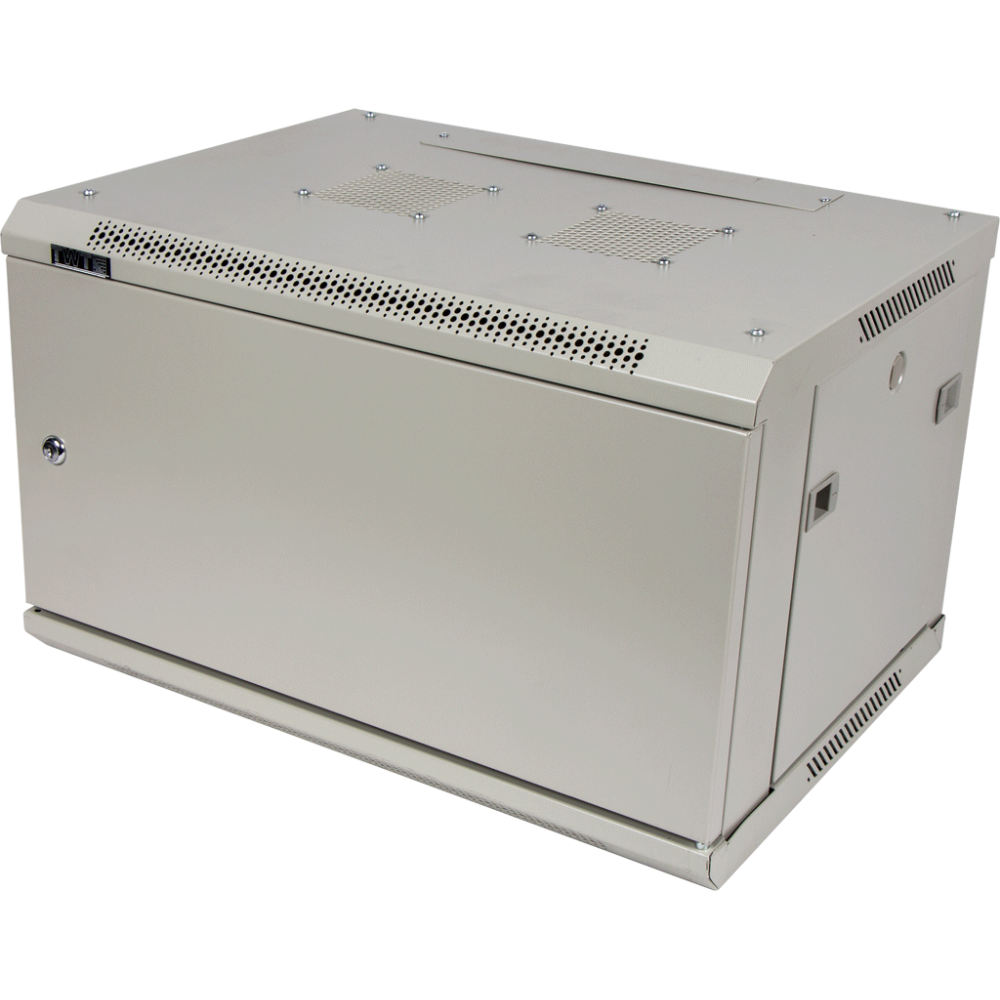 Шкаф настенный 27U 600x600, металл, серый, разборный, TWT-CBWPM-27U-6x6-GY, TWT, Pro