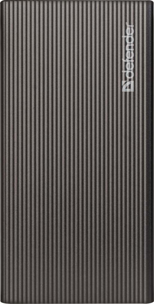 

Портативный аккумулятор (Powerbank) Defender ExtraLife Fast 5000B, 5000mAh, 2xUSB, 2.1A, Type-C, черный (83627), ExtraLife Fast 5000B