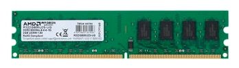 

Память DDR2 DIMM 2Gb, 800MHz, CL6, 1.8 В, AMD, R3 Value Series Green (R322G805U2S-UG), R322G805U2S-UG