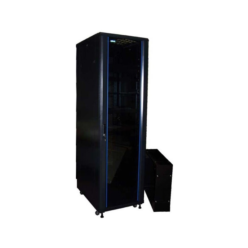 Шкаф напольный 47U 600x1200, без дверей, черный, разобраный (4места), TWT-CBA-47U-6x12-00, TWT, Business Advanced