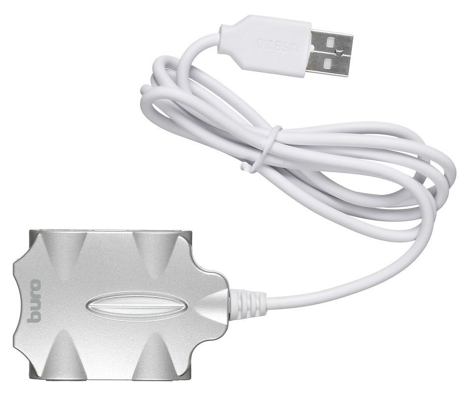 

Концентратор BURO BU-HUB4-0.5-U2.0-Candy, 4xUSB 2.0, серебристый, BU-HUB4-0.5-U2.0-Candy
