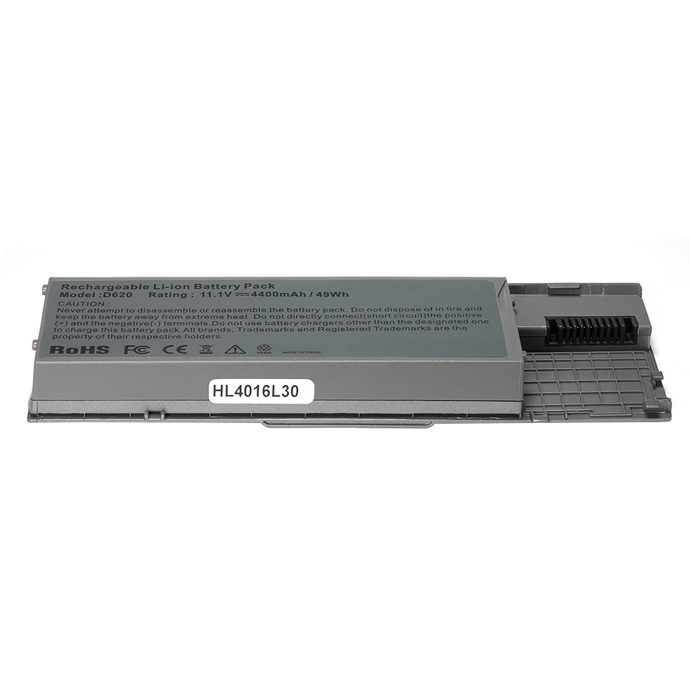 

Аккумуляторная батарея Dell Latitude D620/D630, Precision M2300, 11.1V 4400mAh (KD494/JD634/PC764/TC030), Серебристый