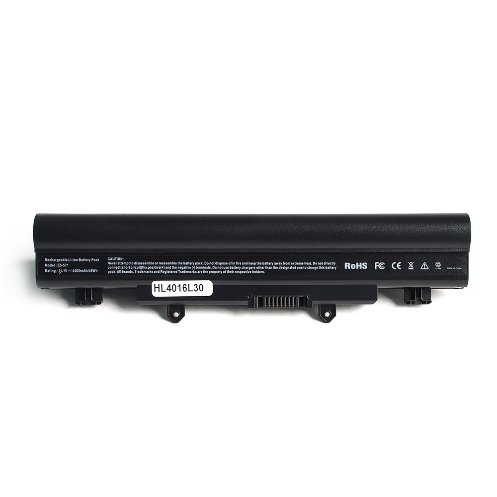 

Аккумуляторная батарея для Acer TravelMate P246, Aspire E5-411, V3-472, Extensa 2509 Series. 11.1V 4400mAh (E5-571)