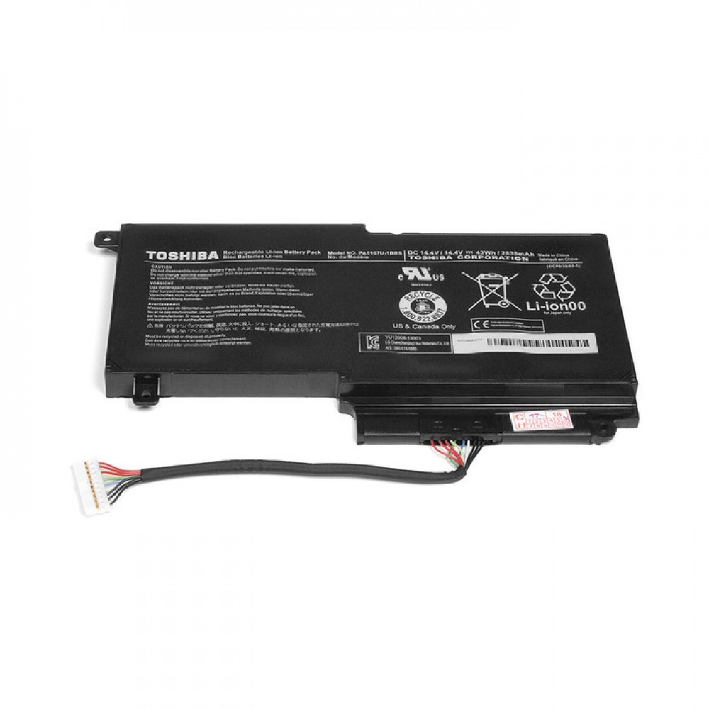 

Аккумуляторная батарея для Toshiba L50, P50, S50. 14.4V 2830 mAh (L55-OR)