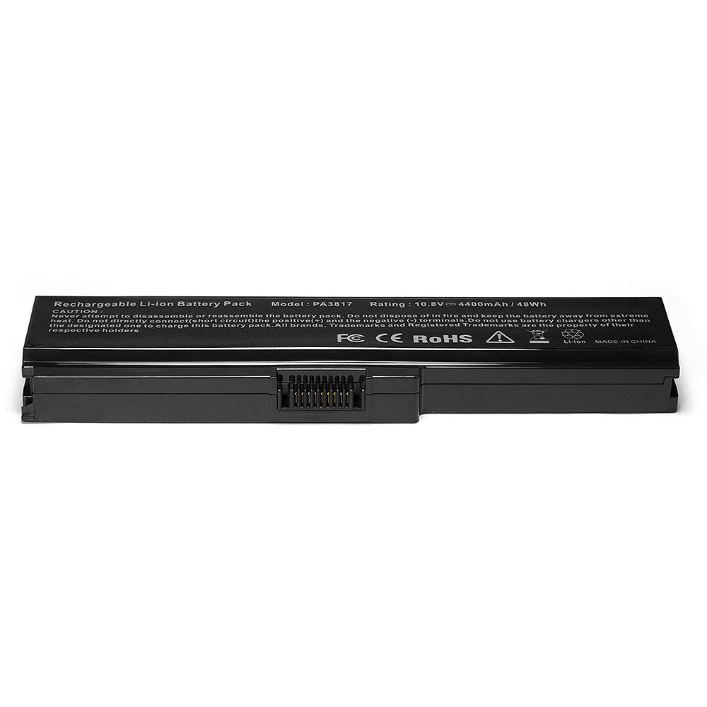 Аккумуляторная батарея для Toshiba Satellite A660/C600/C645/C660/L515/L630/L700-Series, PA3634U-1BAS/PA3635U-1BAM, 10.8V 4400mAh (PA3817)