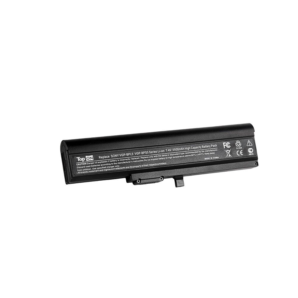 Аккумуляторная батарея TopON for SONY VAIO VGN-TX/VGN-TXN 7.4V 6600mAh (TOP-BPL5)