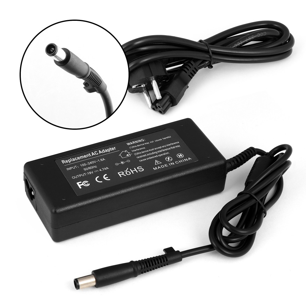 

Адаптер питания для HP Envy 13, 14, Presario CQ40, CQ45, CQ50 Series. 19V 4.74A (7.4x5.0 mm) (HP20), HP20