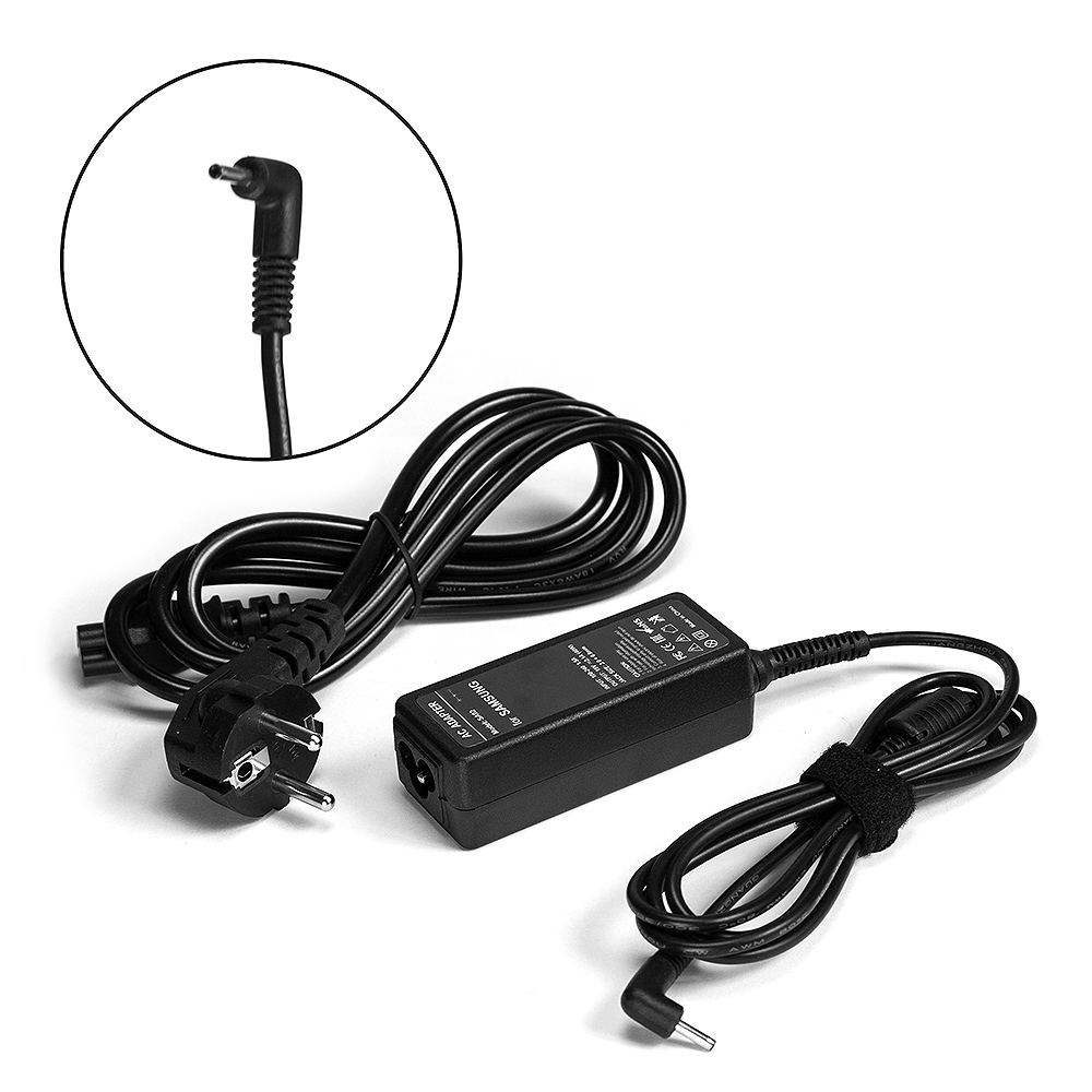 

Адаптер питания для Samsung Ultrabook 300U1A, NS310, 530U3C, 530U3B Series. 19V 2.1A (3.0x0.8) 40W (SA02), SA02