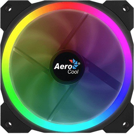 Вентилятор AeroCool Orbit, 120мм, 1200rpm, 14.1 дБ, 3-pin, 1шт, RGB (4713105962956 )