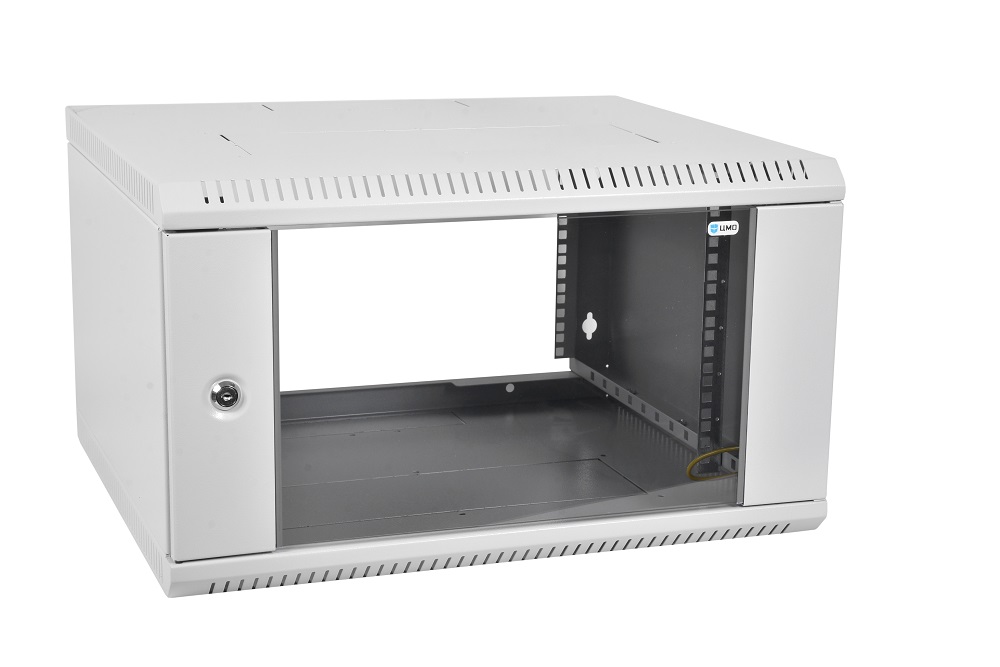 

Шкаф телекоммуникационный настенный 18U 600x350 мм, стекло, серый, разборный, ЦМО ШРН-Э ШРН-Э-18.350 (30144234310), ШРН-Э-18.350