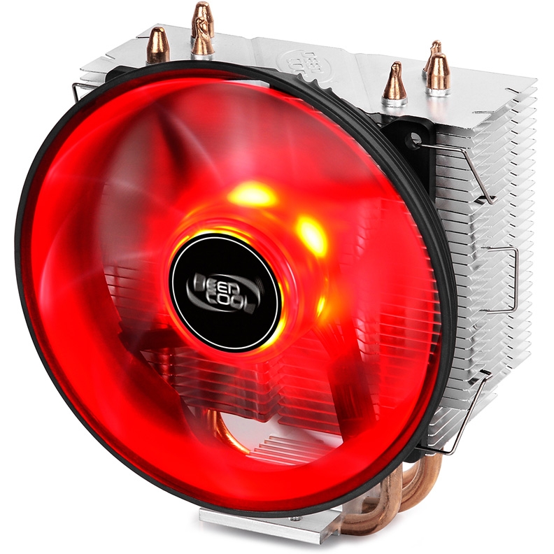 Кулер для процессора DeepCool GAMMAXX 300R, 120 мм, 1600rpm, 130 Вт, Red LED