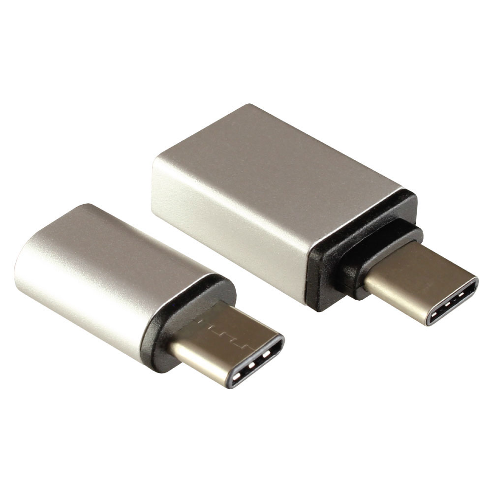 

Адаптер USB3.1 Type-C-MicroUSB, Ginzzu, серебристый (GC-885S)