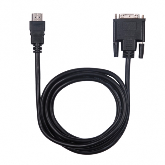 

Кабель HDMI(19M)-DVI(M), 1.8 м, черный Ritmix