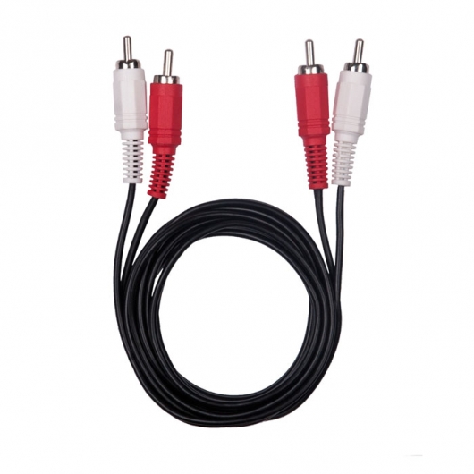 

Кабель соединительный Ritmix 2xRCA-2xRCA, 1.5м, черный (RCC-075)