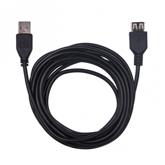 

Кабель-удлинитель USB2.0(Am)-USB2.0(Af), Ritmix, 3m, черный (RCC-063)