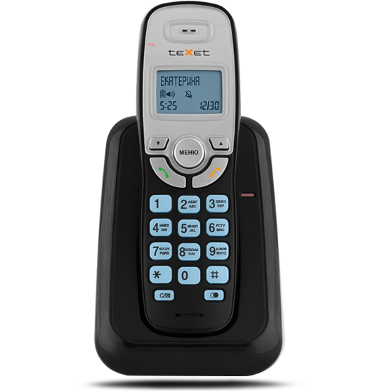 

Радиотелефон teXet TX-D6905А, DECT, АОН, черный, TX-D6905А