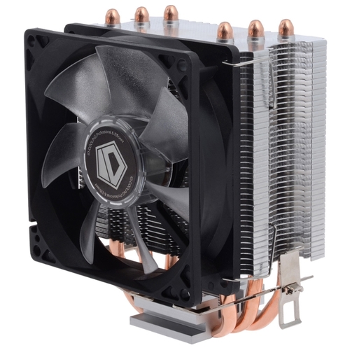 Кулер для процессора ID-COOLING SE-903 для Socket 115x/775/AM2+/AM3/AM3+/FM1/FM2/FM2+/AM2, 92мм, 2000rpm, 23.1 дБ, 100W, 3-pin, Al, Red LED - фото 1