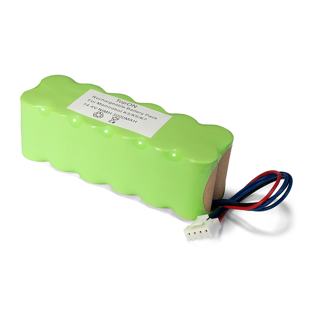 АКБ TopON для пылесоса MamiRobot K3, K5, K7 Sevain, KF3, KF5, KF7, 416, 461. 14.4V 3000mAh Ni-MH (TOP-MRBT)