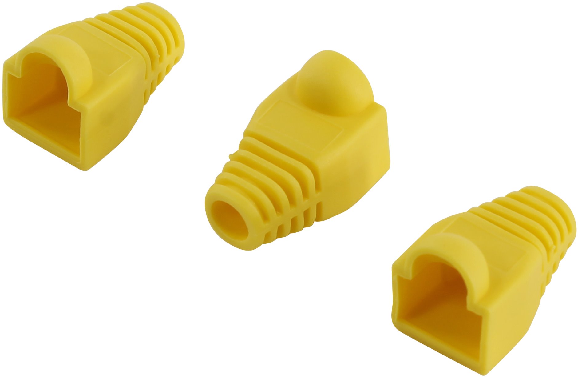 Колпачок изолирующий RJ-45, 100 шт. желтый 5bites