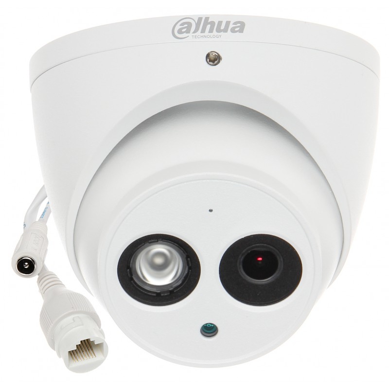 IP-камера DAHUA 2.8мм, уличная, купольная, 4Мпикс, CMOS, до 2688x1520, до 30кадров/с, ИК подсветка 50м, POE, -30 °C/+60 °C (DH-IPC-HDW4431EMP-ASE-0280B)