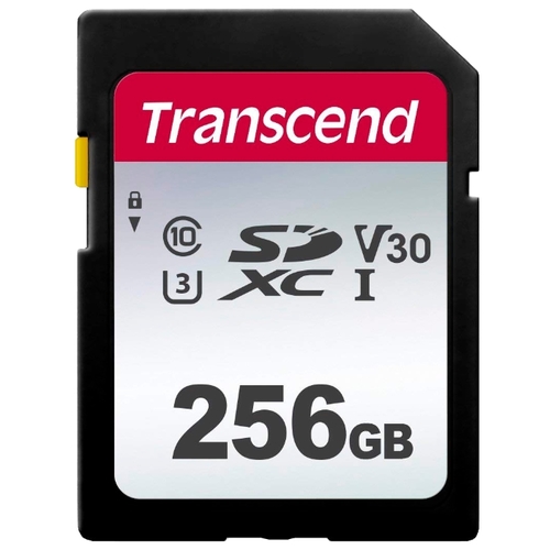 Карта памяти SDXC Transcend, 256Gb, Class 10