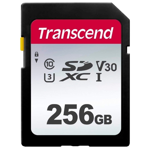 Карта памяти 256Gb SDXC Transcend Class 10 UHS-I U3 V30