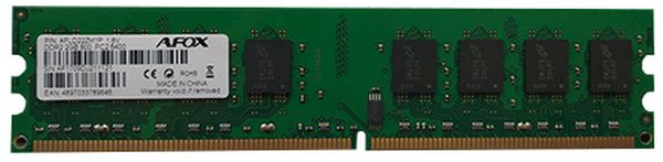 

Память DDR2 DIMM 2Gb, 800MHz, CL6, 1.8V AFOX (AFLD22ZM1P), AFLD22ZM1P