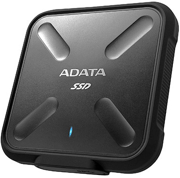 

Внешний твердотельный накопитель (SSD) ADATA 1Tb SD700, 1.8", USB 3.1, черный (ASD700-1TU3-CBK), ASD700-1TU3-CBK