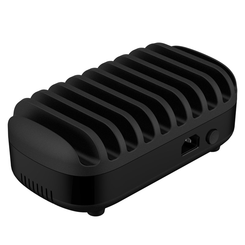 

Сетевое зарядное устройство Orico DUK-10P-BK, 10USB, 2.4A, черный, DUK-10P-BK
