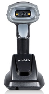 

Сканер штрих-кода Mindeo CS2290, ручной, Area Image, USB, беспроводной, 2D, станция связи/зарядки, кабель USB, серый (CS2290-HD), CS2290