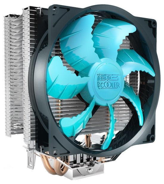 

Кулер для процессора PCcooler GI-X2 для Socket 115x/775/AM4/AM2+/AM3/AM3+/FM1/AM2, 120мм, 1800rpm, 26.5 дБ, 105W, 4-pin PWM, Al, White LED, GI-X2