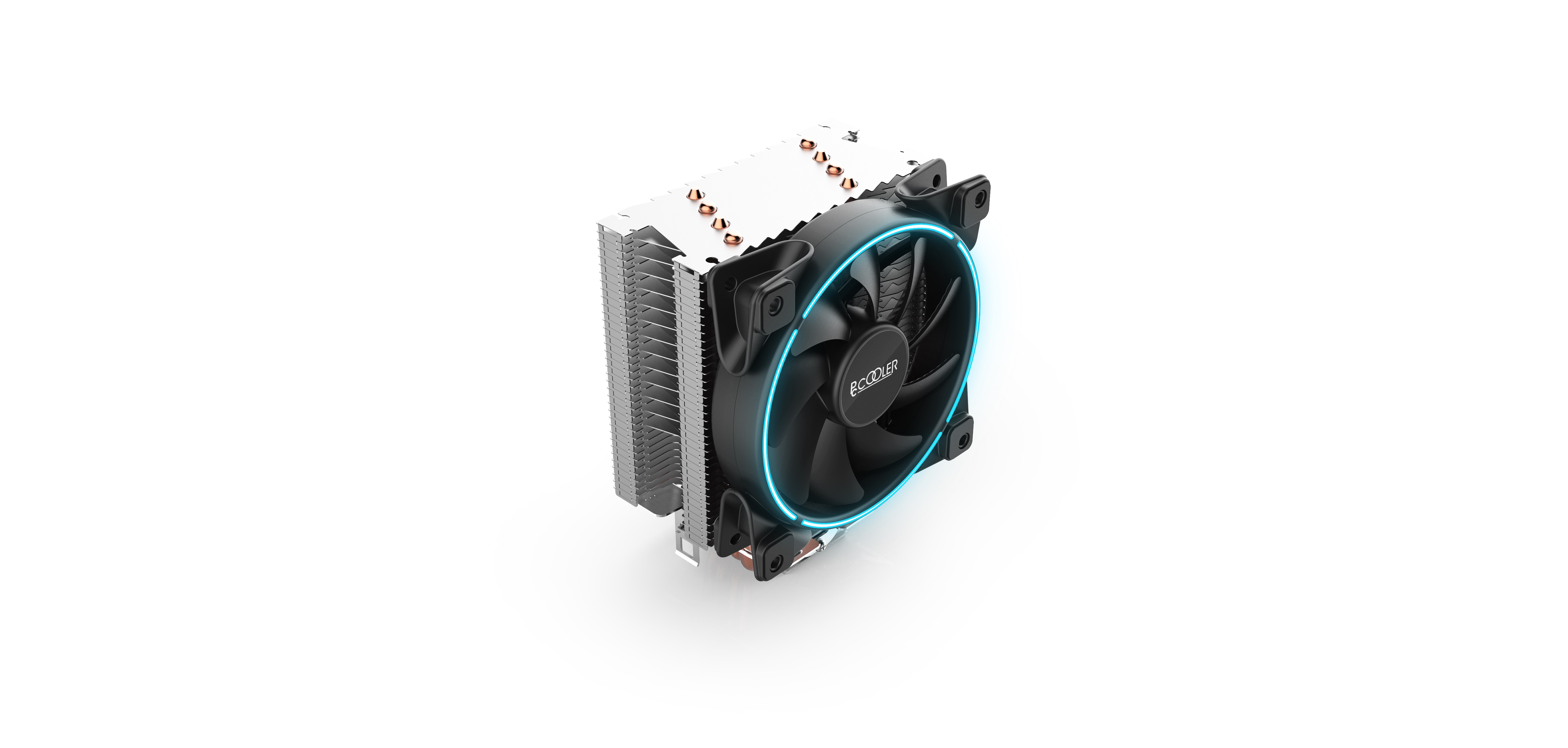 

Кулер для процессора PCcooler GI-X4 для Socket 115x/775/AM4/AM2+/AM3/AM3+/FM1/AM2, 120мм, 1800rpm, 26.5 дБ, 145W, 4-pin PWM, Al, Blue LED, GI-X4