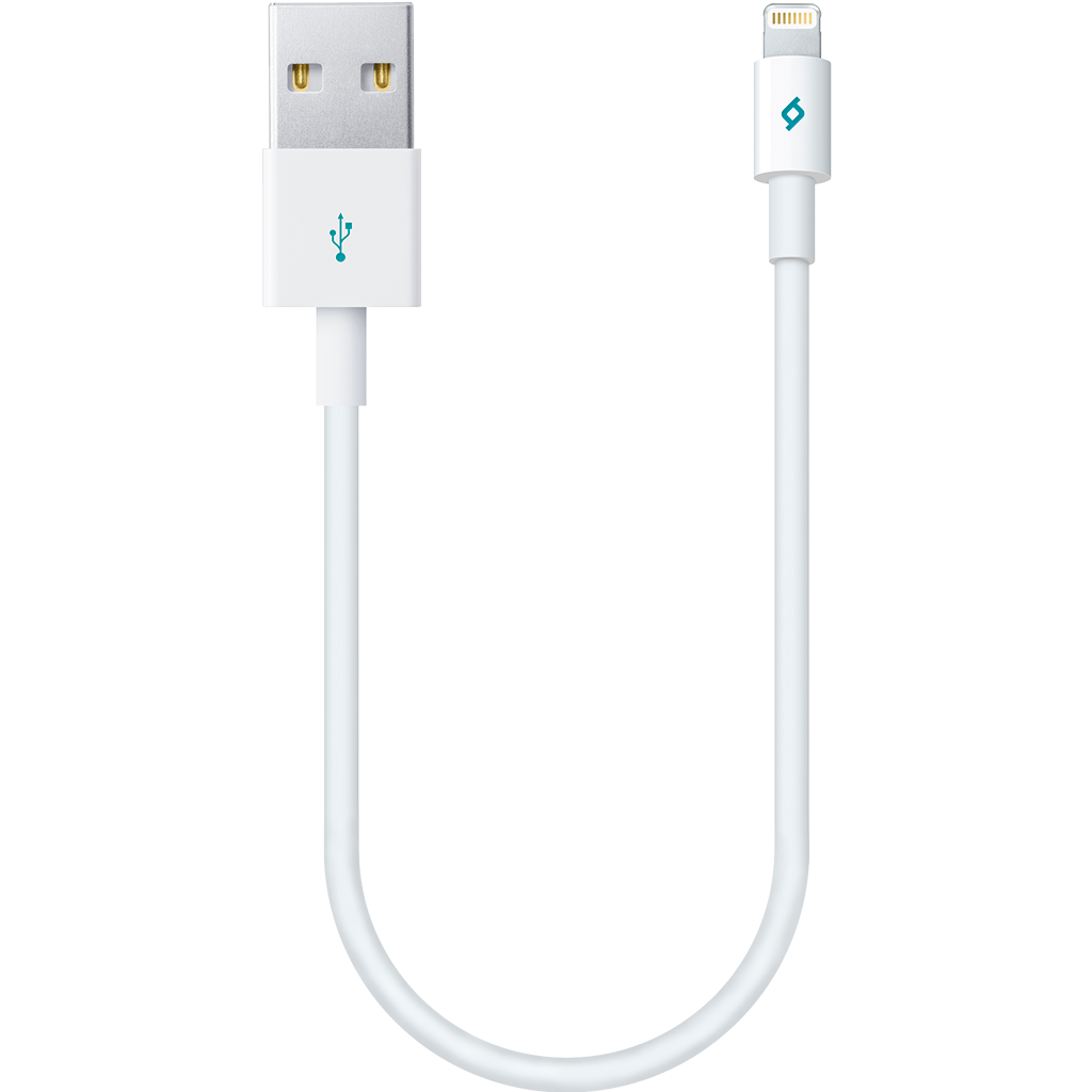 

Кабель USB-Lightning 8pin, TTEC, 30см, белый, Оплетка и коннектор ПВХ (2DK7512B)