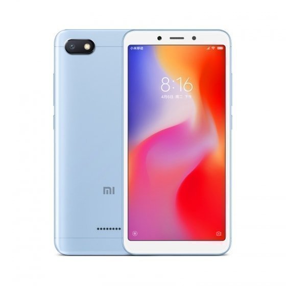 

Смартфон Xiaomi Redmi 6A 5.45", 1440x720 IPS, Mediatek Helio A22, 2Gb RAM, 16Gb, 3G/LTE, WiFi, BT, 2x Cam, 2-Sim, 3000mAh, Android 8.1, синий, Redmi 6A