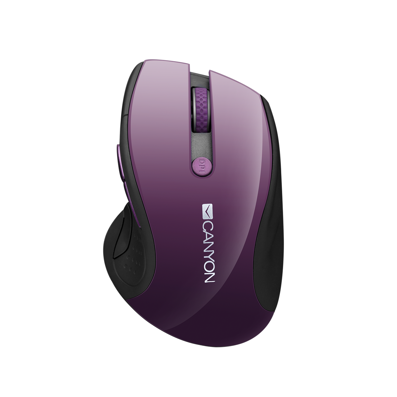 

Мышь беспроводная CANYON CNS-CMSW01P, 1600dpi, оптическая светодиодная, Wireless, USB, фиолетовый, CNS-CMSW01P
