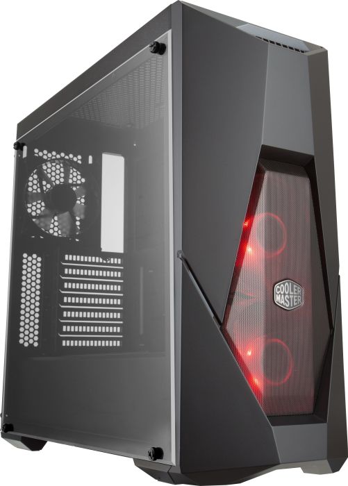 Корпус COOLERMASTER MasterBox K500L, ATX, Midi-Tower, 2xUSB 3.0, черный, Без БП (MCB-K500L-KANN-S00)